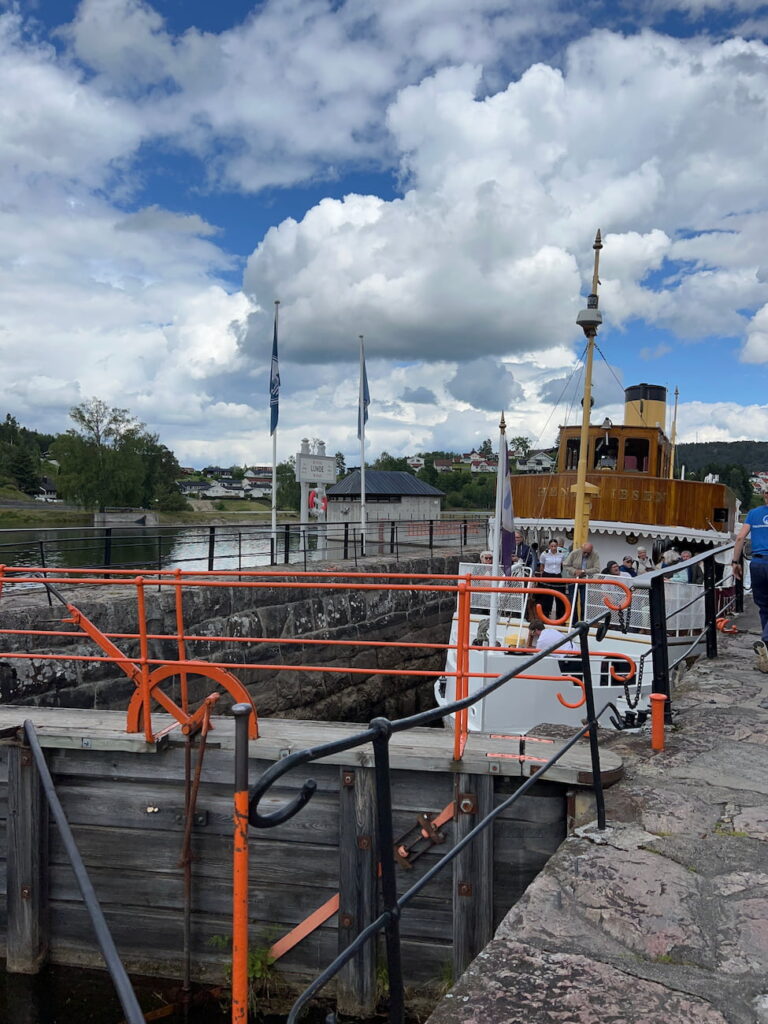 Telemarkskanalen i Lunde - Telemark